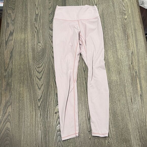 Colorful Koala Womens High Rise Leggings Full Length Fitted Stretch Pink Size M - Picture 1 of 8